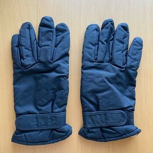 Black Warm Winter Gloves